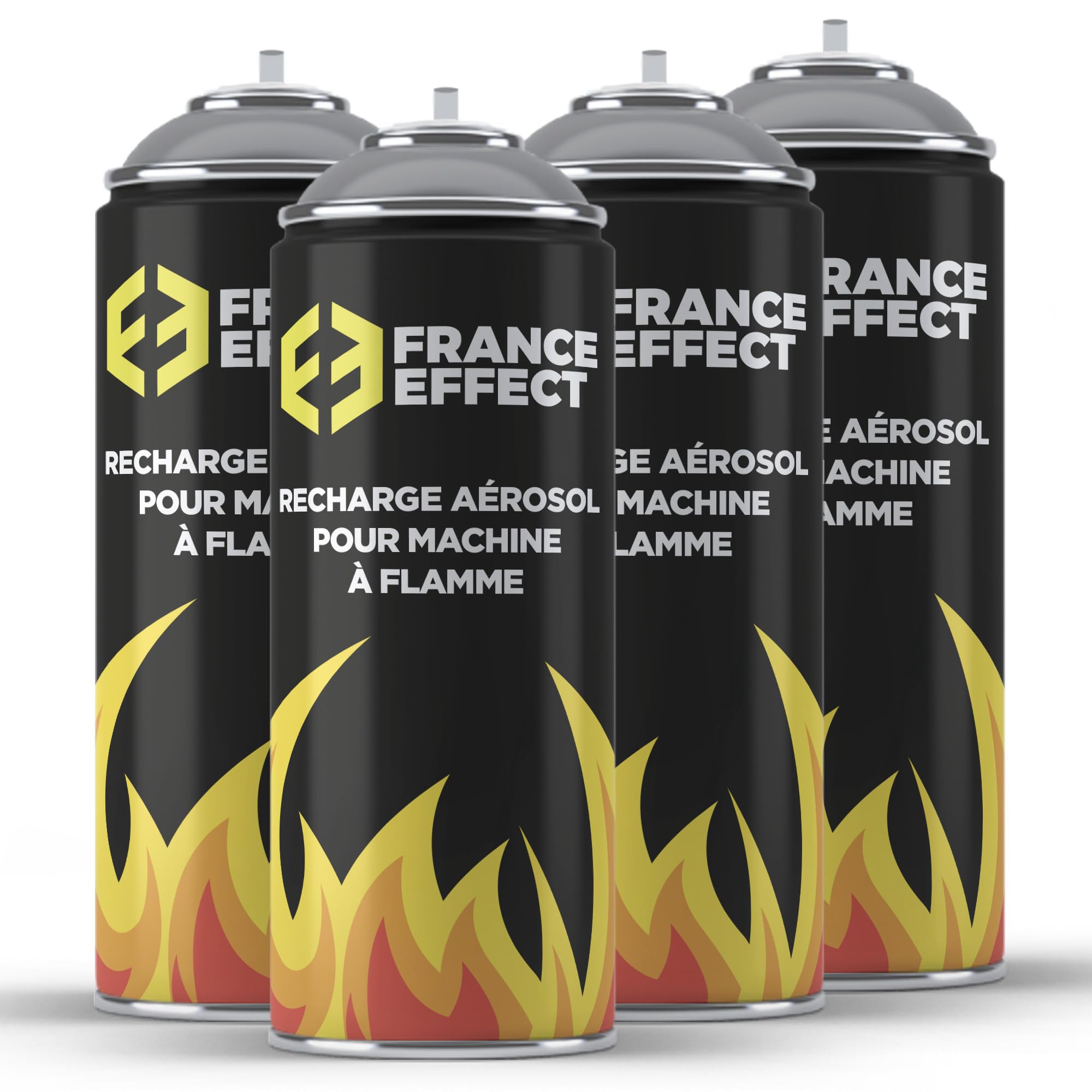 France Effect 4 Recharges Flamme Dragon Effect Dragon Tower III 400ml Recharge projecteur flammes puissantes sans résidu