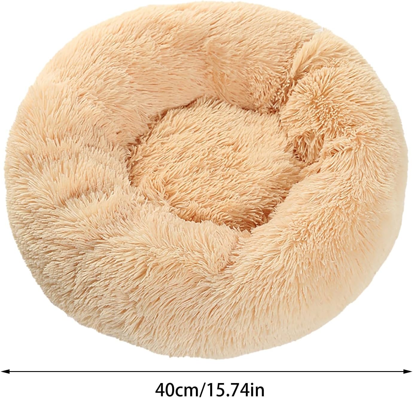 review Dog Beds Calming Small Dog Bed Prime of Day Round Kitten Beds for Indoor Kittens Plush Washable Self Warming Cat Mat Faux Fur Soft Cuddle Cup Cat Bed Dog Beds