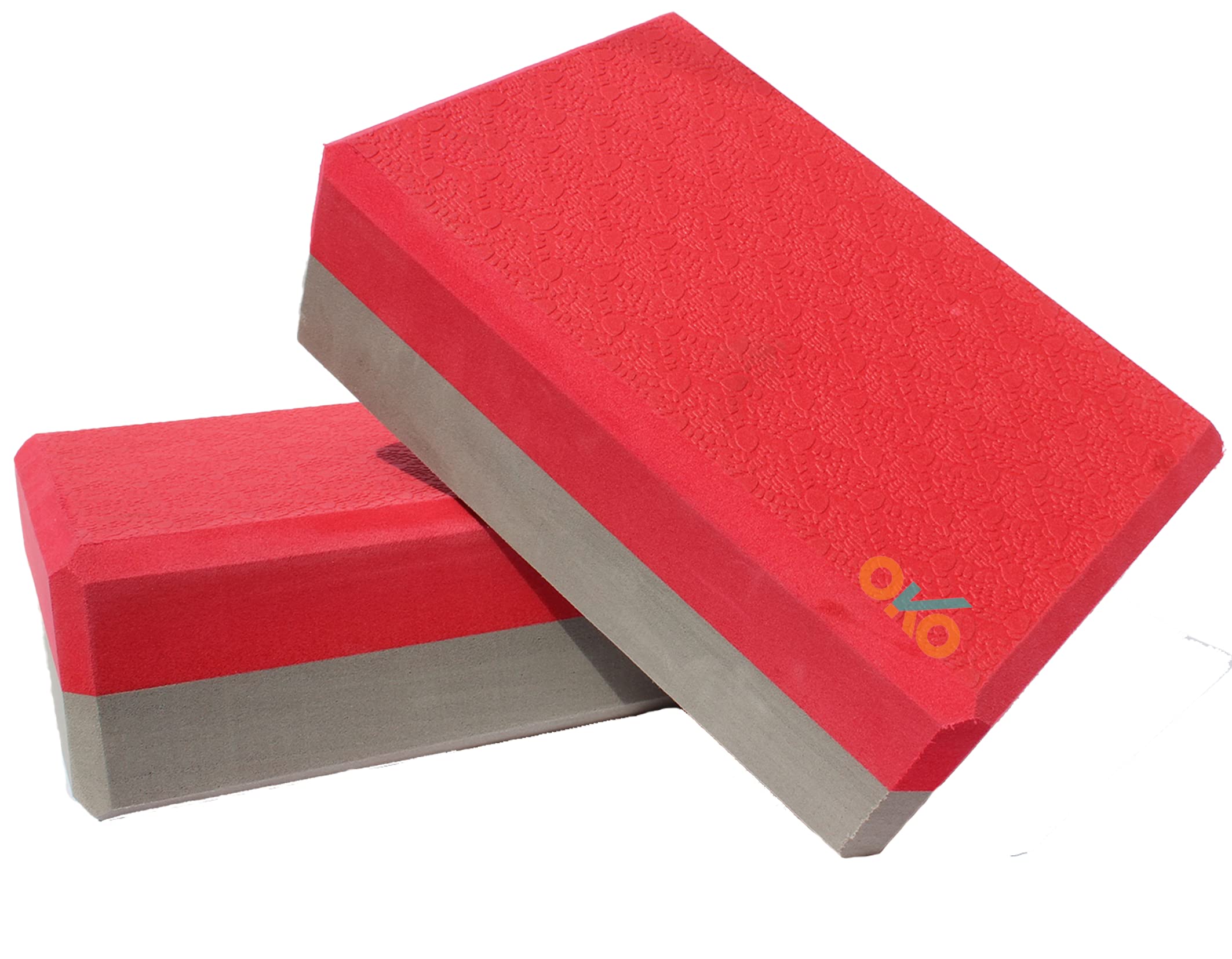 OKO High Density Foam Yoga Block Brick [ Set of 2 ] Large Size ( Made in India-image-38