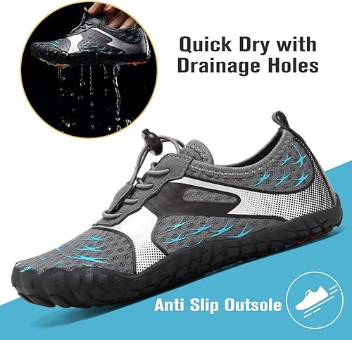 Miniatura 4 de CIOR - Tenis acuáticos deportivos, ligeros y de secado rápido para niños y niñas (pequeños y grandes)