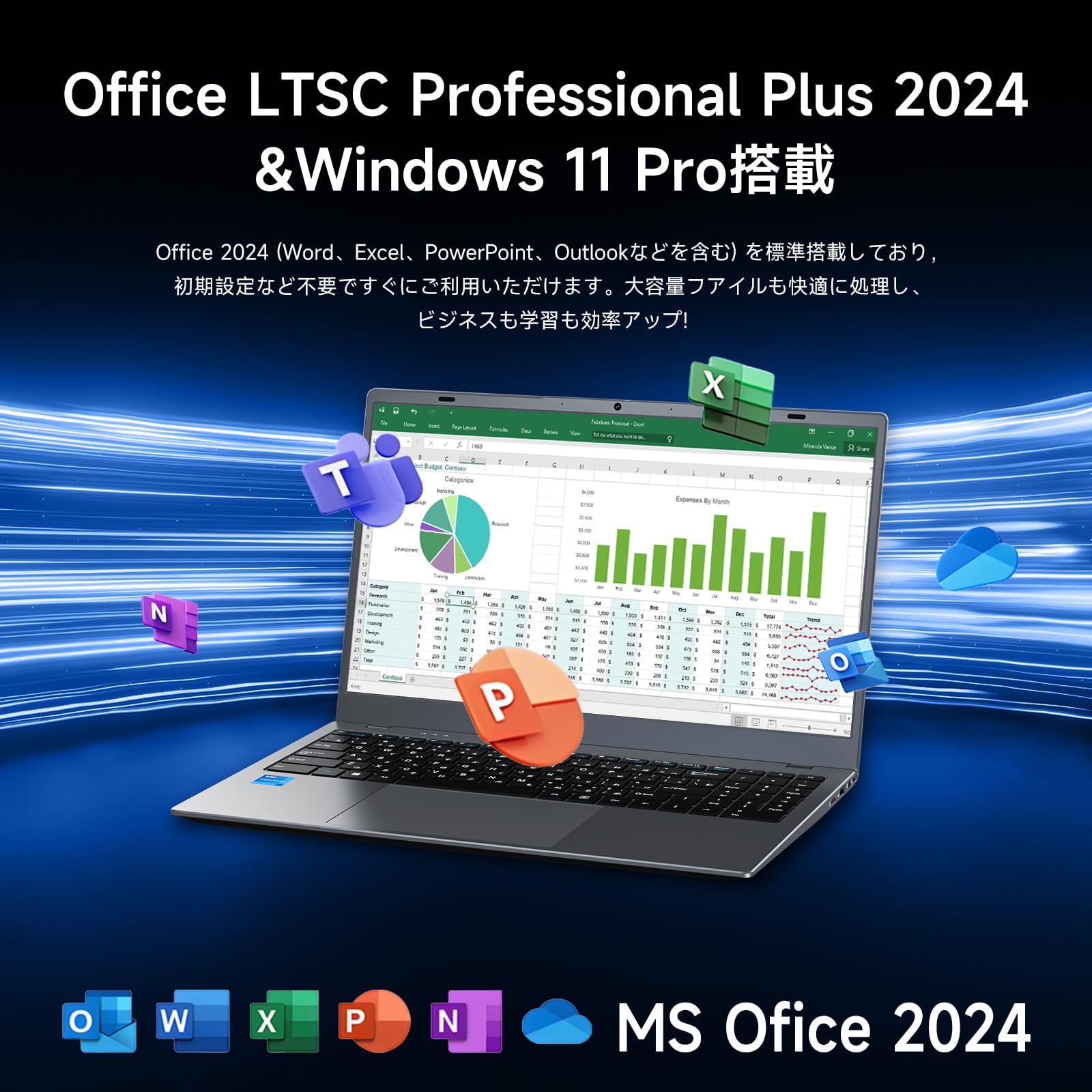 Amazon.co.jp: HPUMLSE第14世代軽量ノートパソコン15.6インチノートPC
