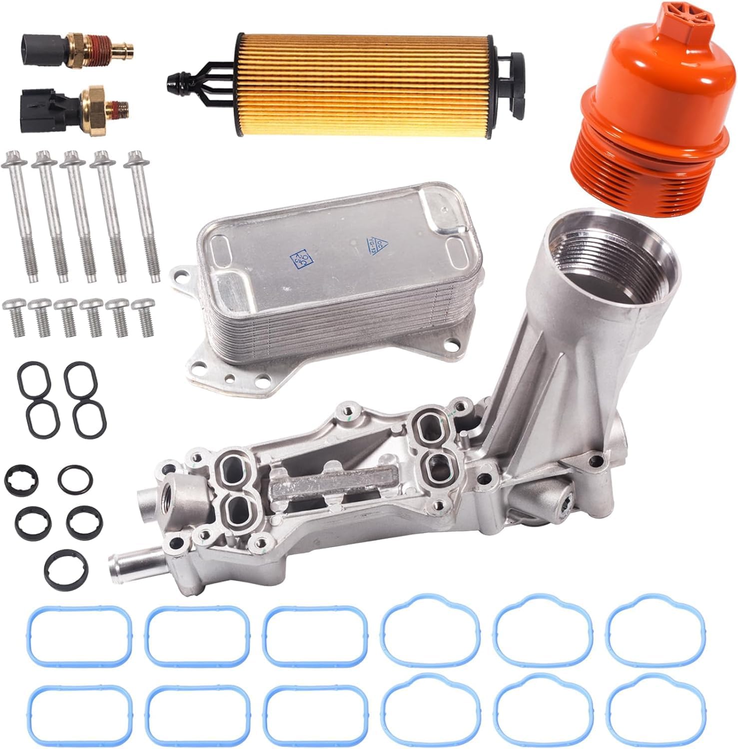 926-959 68105583AF for Dodge Charger Challenger Engine Oil Filter Housing 3.6 Aluminum,Chrysler 200 300,Durango Grand Caravan Jeep Cherokee,Wrangler,Ram 1500 2011-2023 926-876 68191349AA