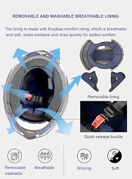 Flip-Up Front Modular Motorcycle Helmet DOTECE Approved Racing Crash Karting Full Face Motorbike Helmets With Double Visors Motocross Helmets For Adult Men Women