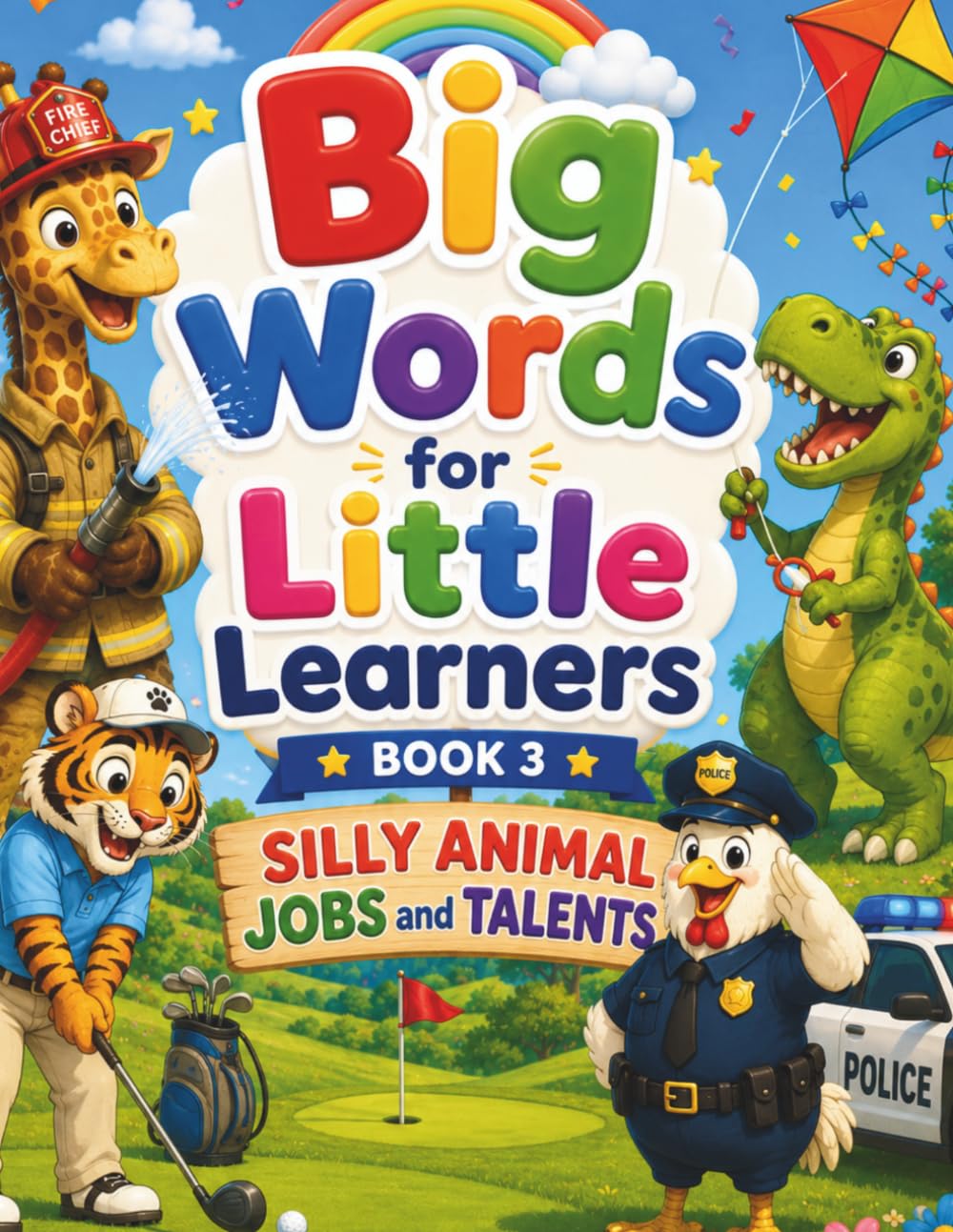 Big Words for Little Learners Book 3: SILLY ANIMAL JOBS and TALENTS