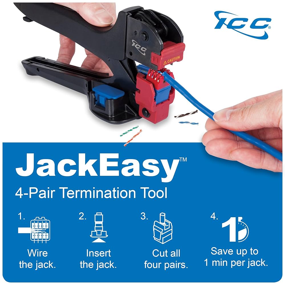 eiページ Amazon.com: ICC CAT6 Keystone Jack with Slim Profile 180