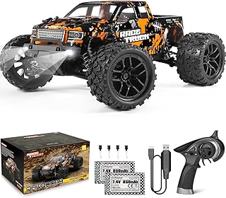 HAIBOXING Remote Controlled Car 4WD RC Car 36 km/h High Speed 1/18 Monster Truck 2.4GHz All Terrain Waterproof Racing Car Off-Road Vehicle Crawler Toy Gift for Children Adults