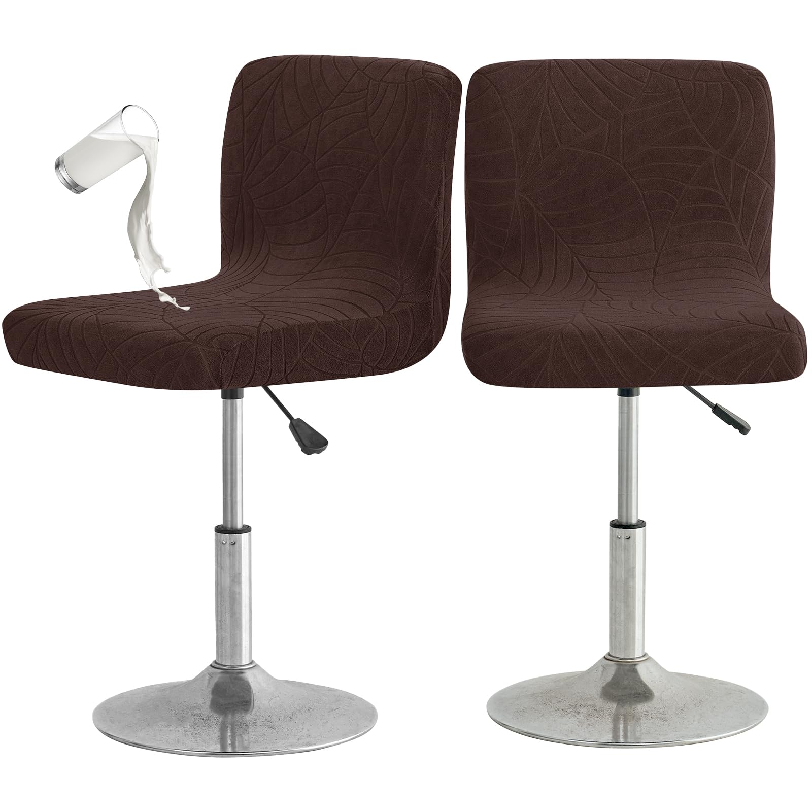 Chair Covers Bar Stool Cover 2pc Bar Chair Cover Swivel Bar Stool Slipcover
