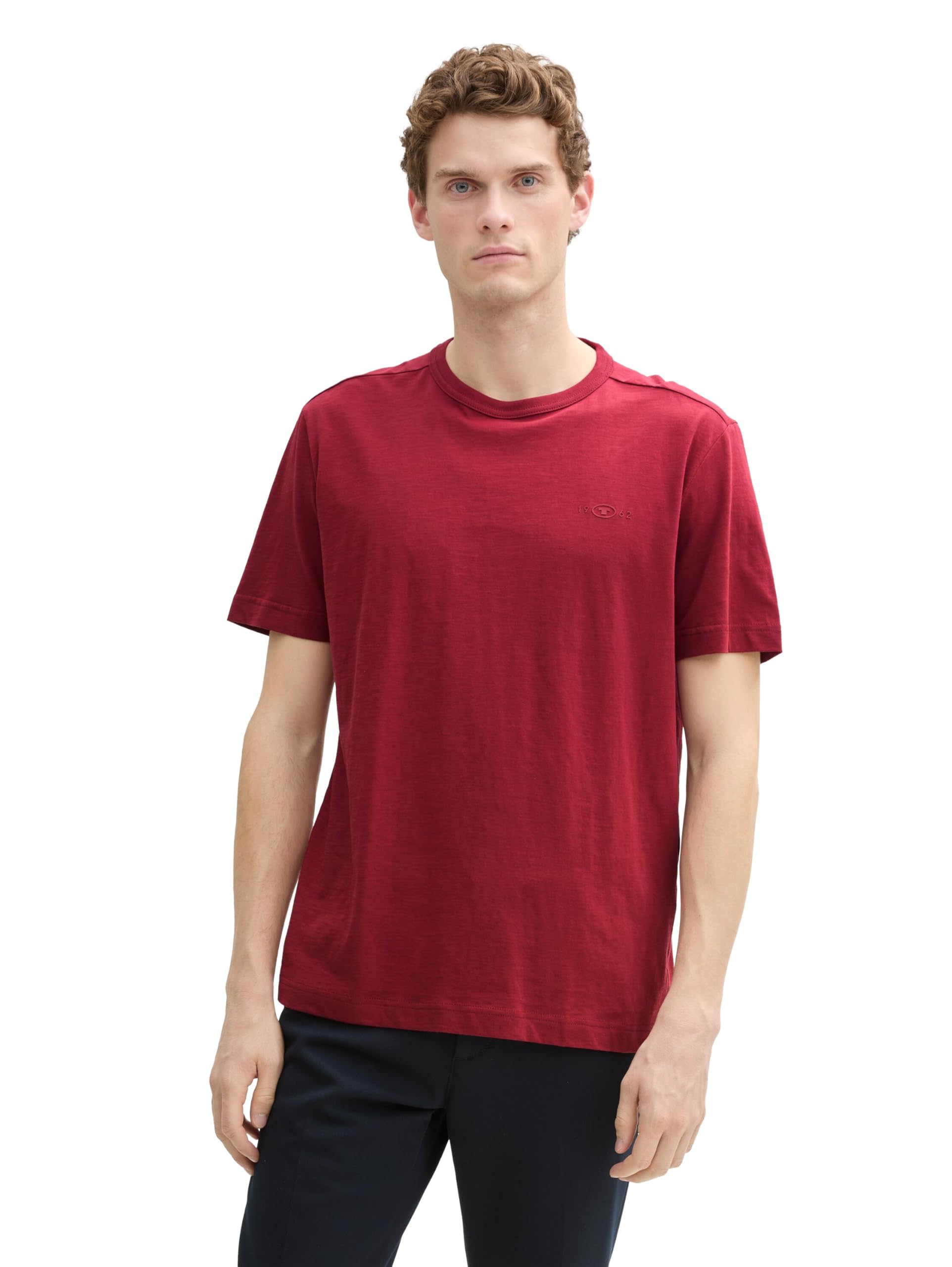 TOM TAILOR Men's Basic Cotton T-Shirt