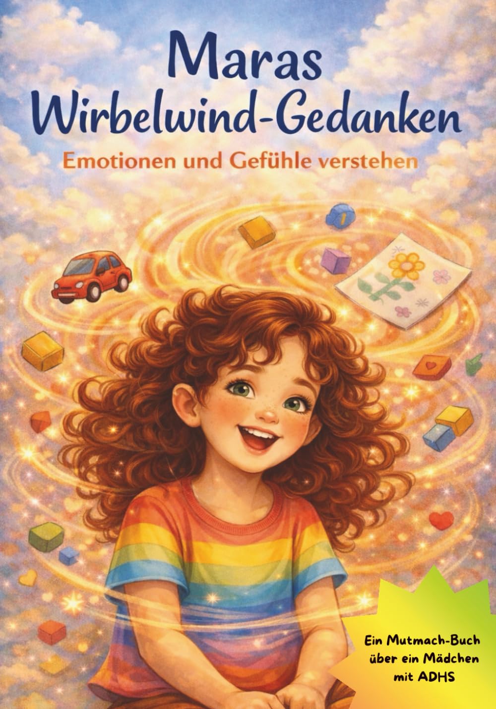 Maras Wirbelswind-Gedanken - Emotionen und Gefühle versten: Ein Mutmach-Buch über ein Mädchen mit ADHS