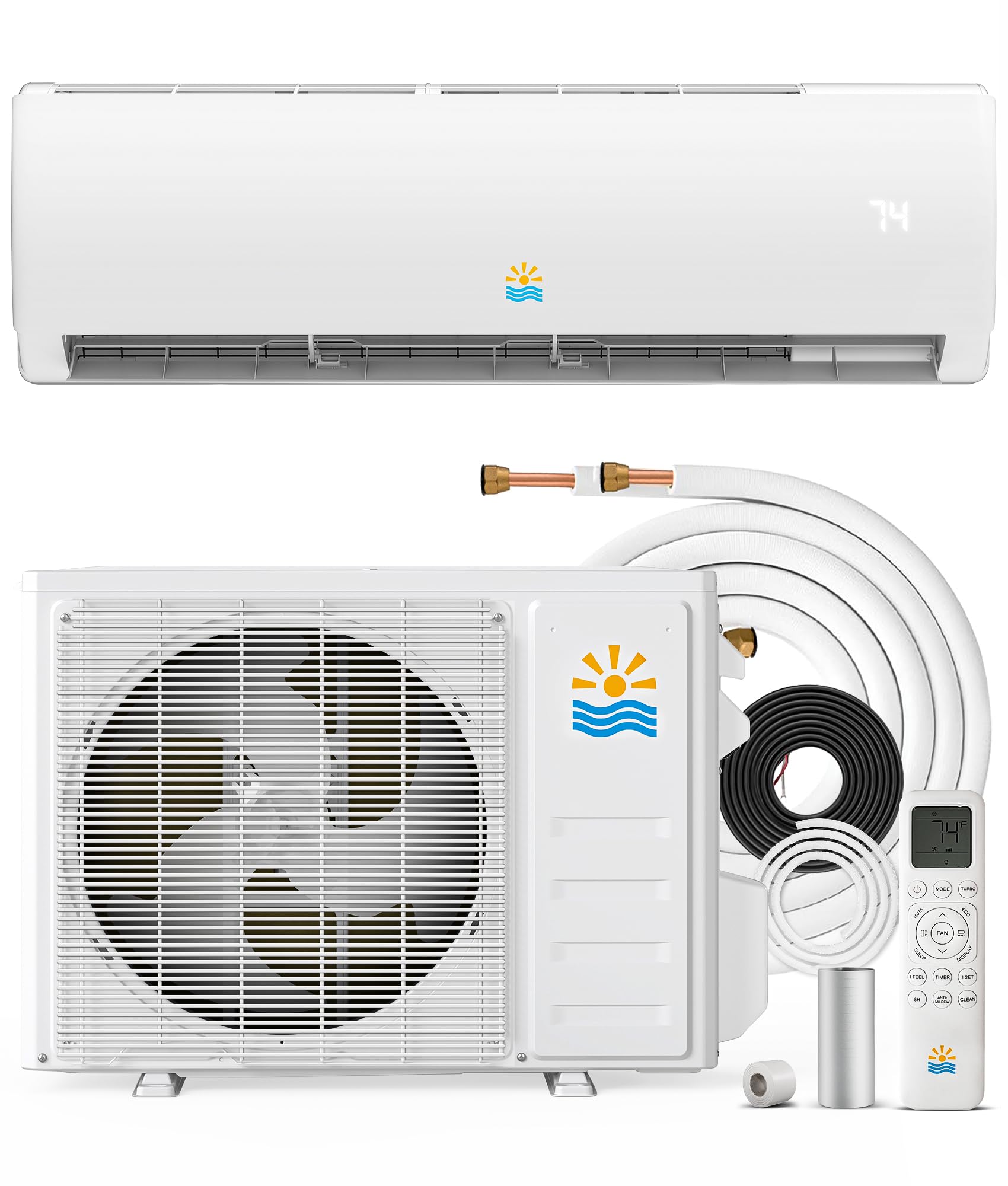 Rellytech 11500 BTU Mini Split AC/Heating System