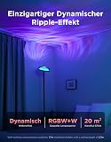 Govee Uplighter Floor Lamps Tri-Zone Independent,RGBIC Ripple Lighting Lamp - 8