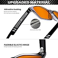 Vista 41 de ANYLUV Blue Light Blocking Glasses for Men Women Lightweight Computer Gaming Glasses Anti Eye Strain Rectangle Frame