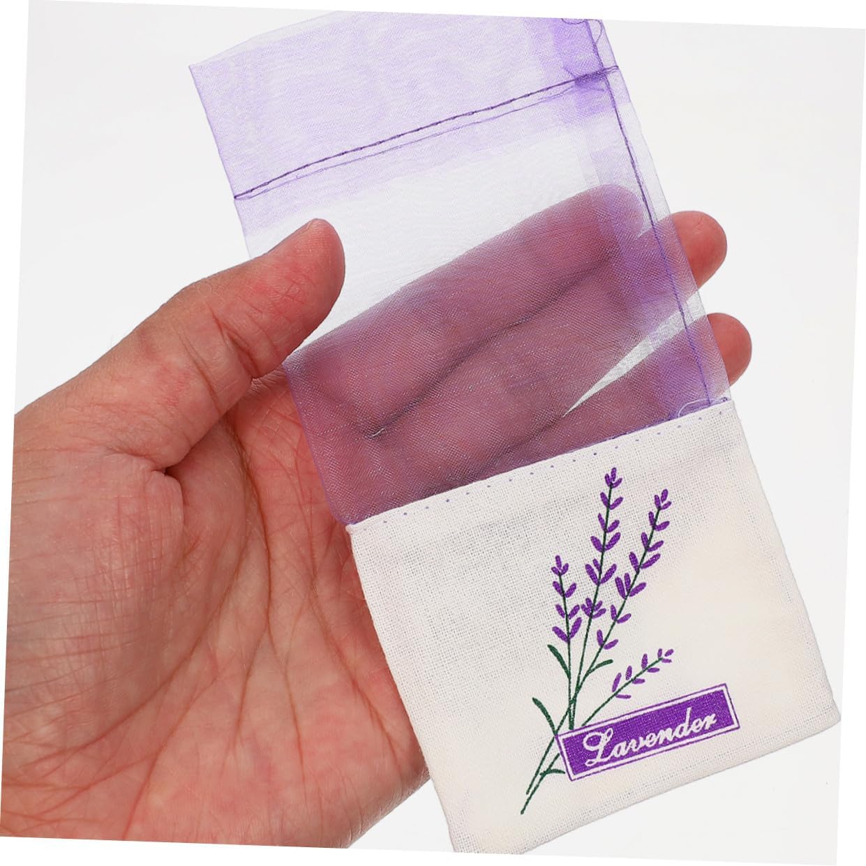 Garneck 50pcs Sachet Empty Bags Dried Lavender Sachet Bags for Odor Drawstring Pouches