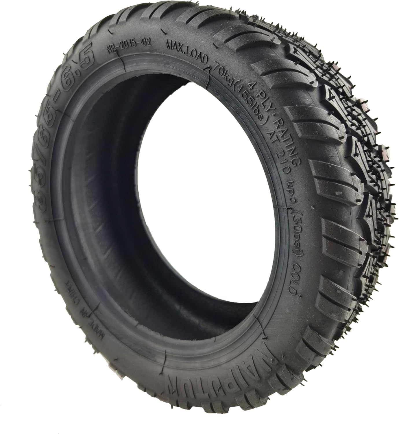 10" 85/65-6.5 Rubber Explosion-proof Tubeless Tire Replacement for Ninebot Segway Self-Balancing Scooter, Xiaomi Mini Pro, GOTRAX GX2 Hoverboard Electric Scooter Tyre Wheel Parts (2)