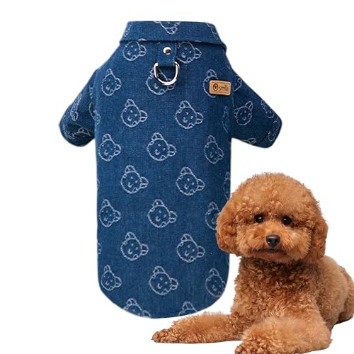 Teksome Camiseta para Perros - Ropa Vaquera para Perros pequeños