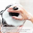HOBITEQ Hair Scalp Manual Massager Shampoo Brush & Face ice roller massager with Head massager Scalp Scratcher 12 Finger Body Relaxing Hair Massage Soft Silicone (Head Massager+Shampoo Brush +Ice Roller)- Multicolor gallery image
