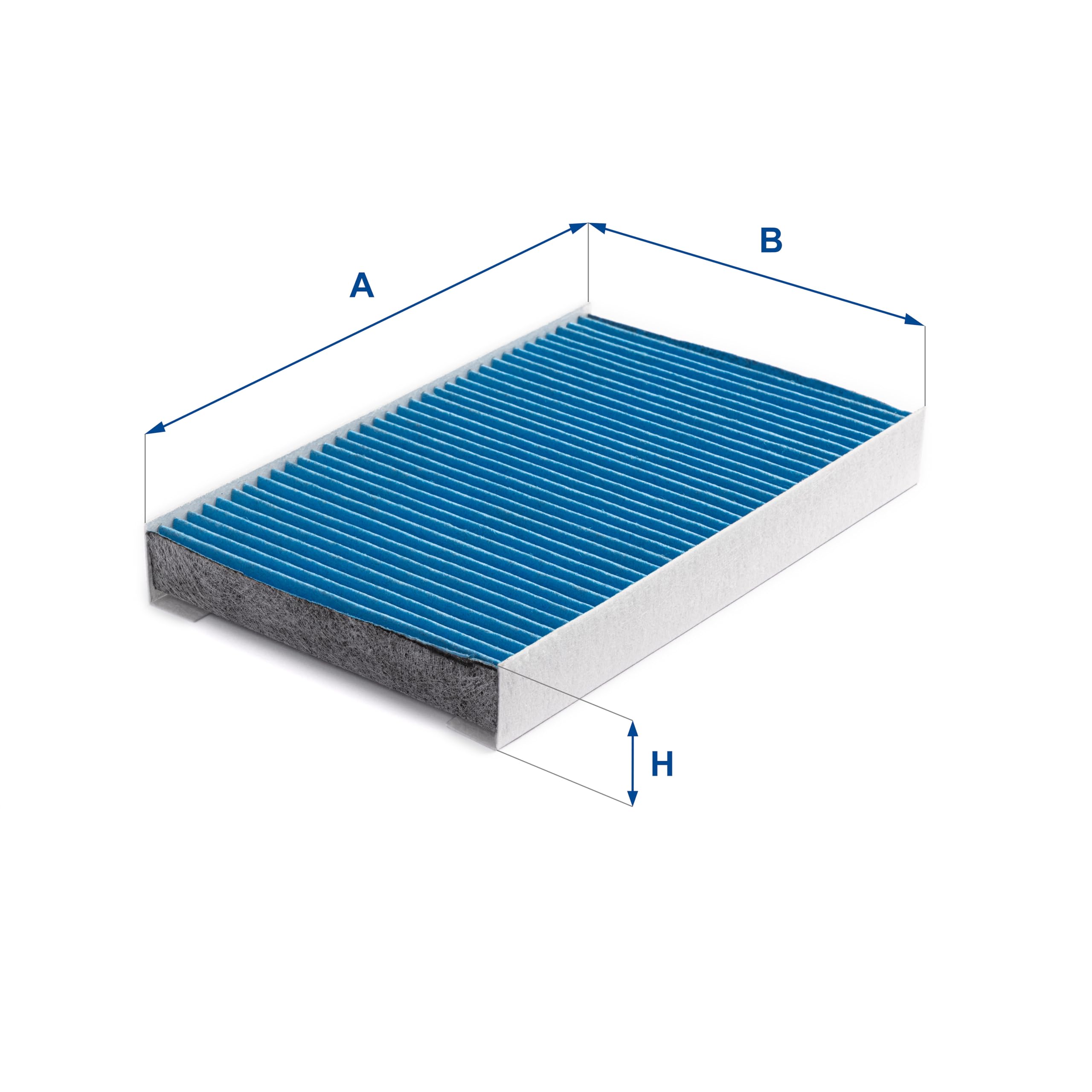 UFI Filters, Filtre à Huile 23.237.00, Filtre à Huile de Remplacement, Adapté aux Voitures, Applicable sur Différents Modèles Effedi, Hyundai, Mitsubishi et Proton