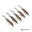 BOOSTEADY 5 Pcs Phosphor Bristle Bronze Bore Gun Cleaning Brush for Pistol Shotgun with 50 Professional Square Patches Multi-Caliber