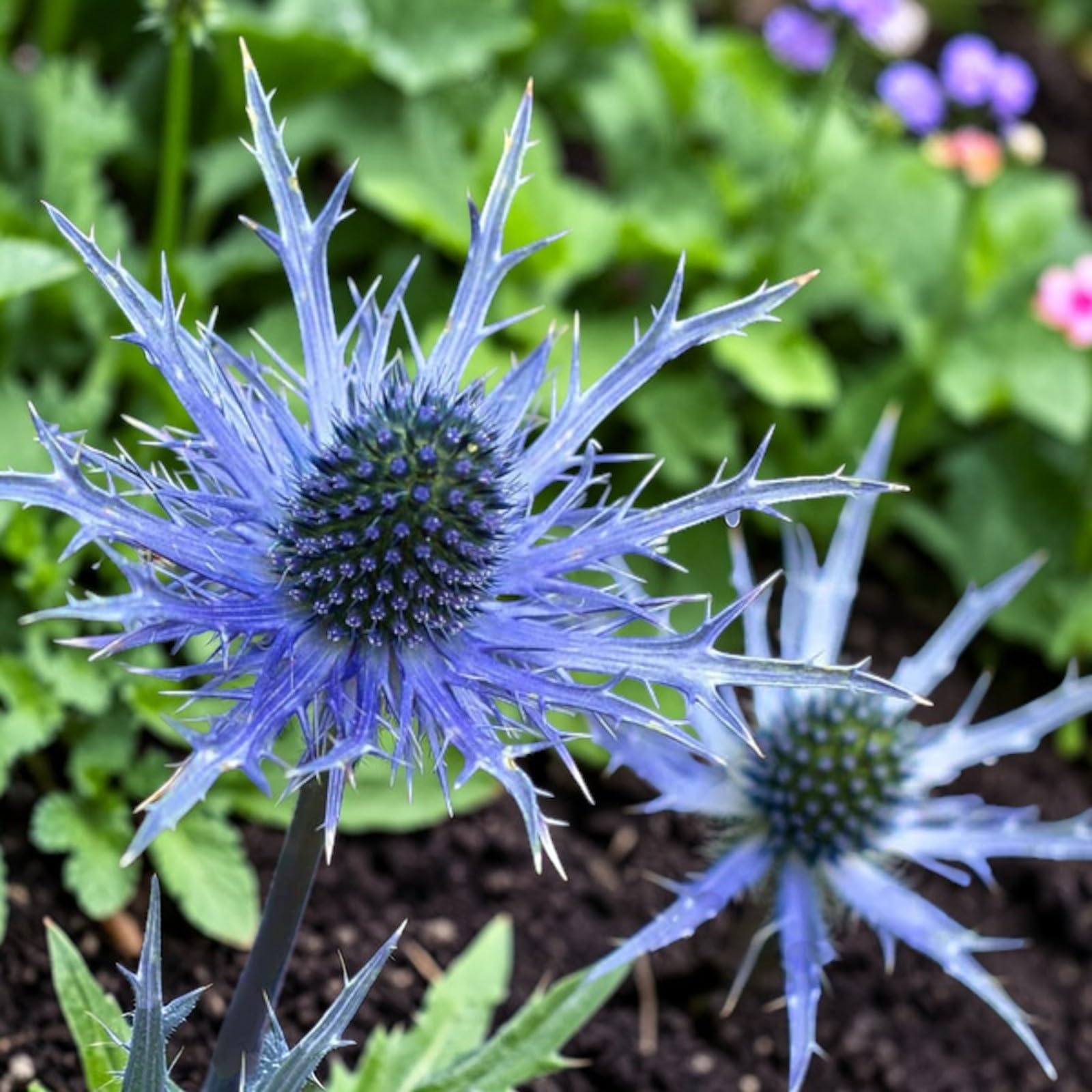 Carbeth Plants Eryngium Blue Hobbit in 1L Pot (1)