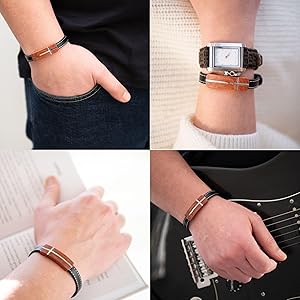 Amazon.com: ARK & BAY Christian Leather and Rosewood Cross