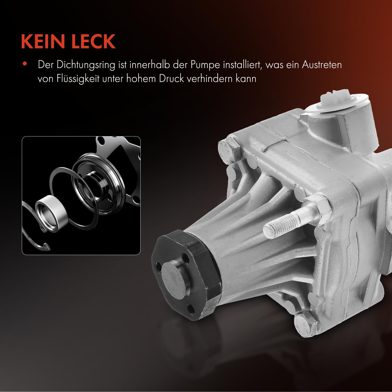 Frankberg Servopumpe Hydraulisch Lenkung ohne Riemenscheiben