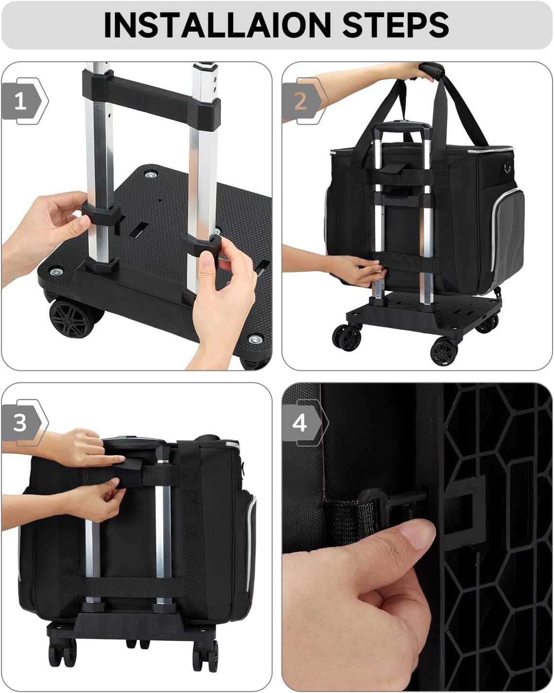 2025 Rolling Teacher Tote Bag with Accordion File Organizer - Image 7