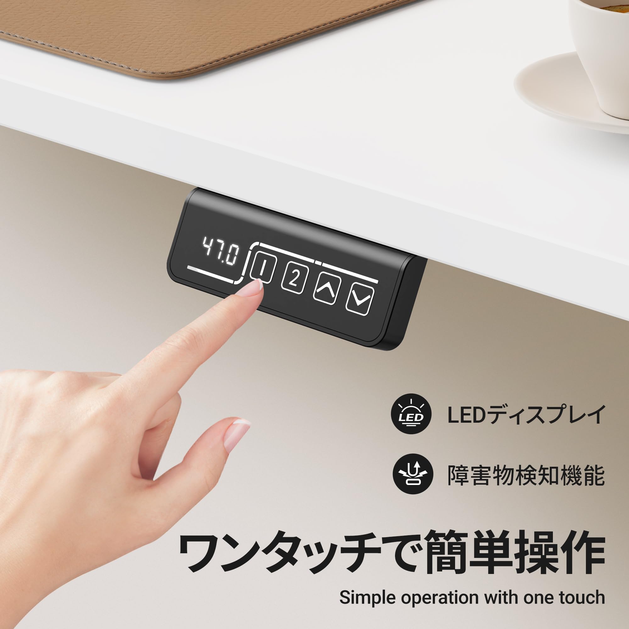 Amazon | Alebert 昇降デスク 電動 昇降式ローテーブル オフェスワーク