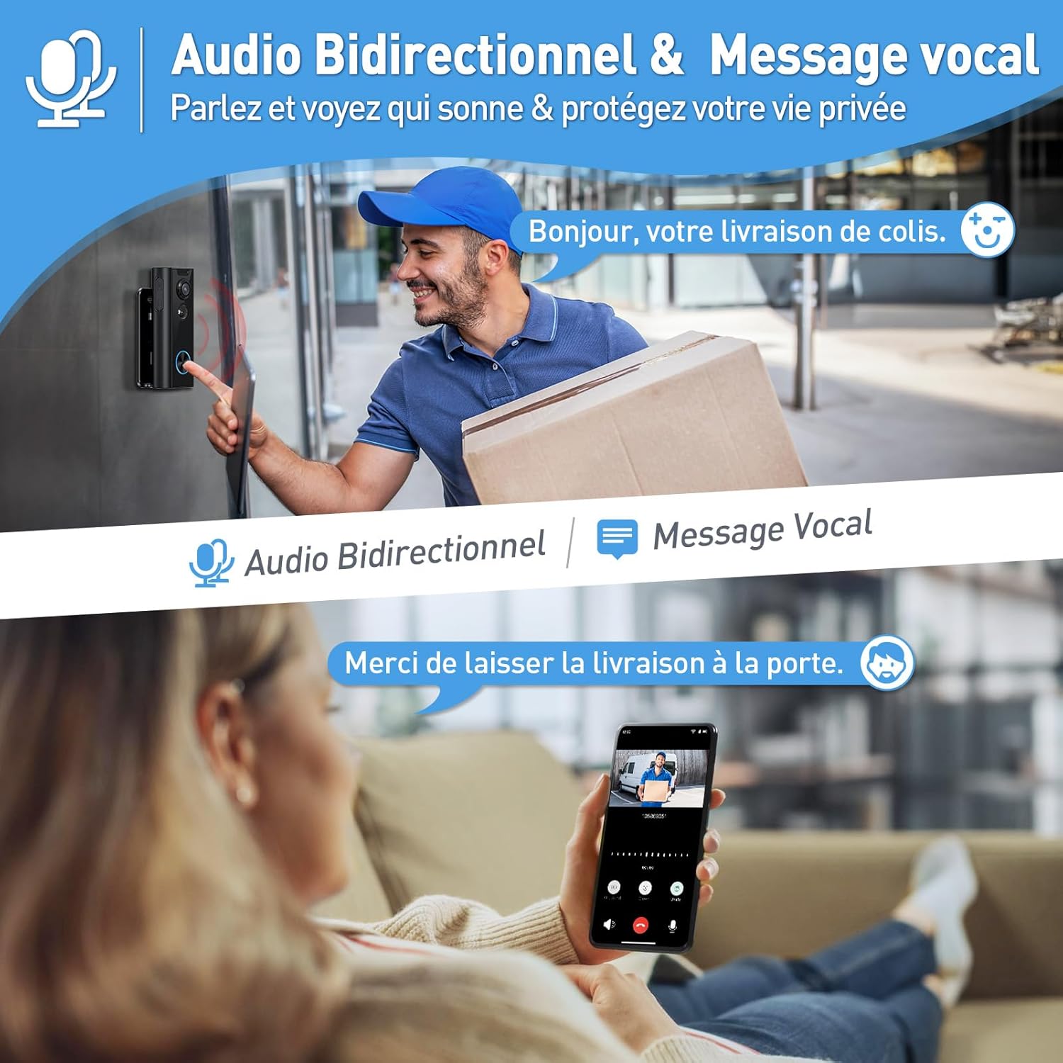 Two-Way Audio and Voice Message feature