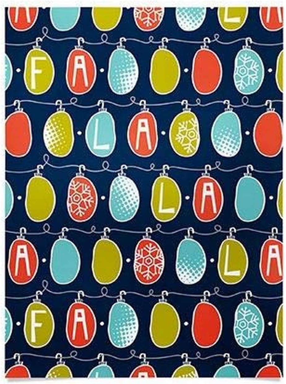Deny Designs Heather Dutton FA La Poster, 18" x 24", Multi-Color
