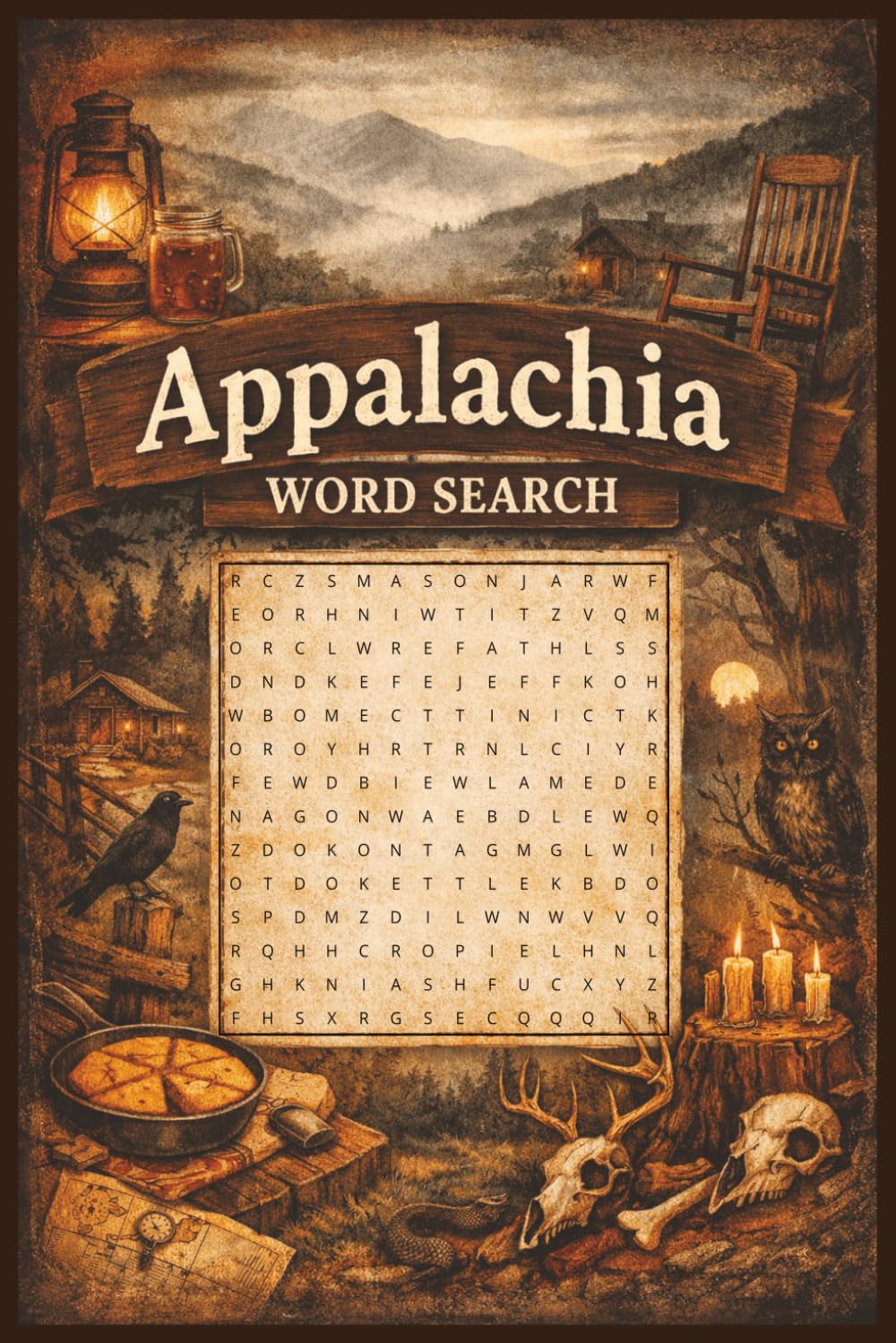 Appalachia Word Search: Explore Appalachian Folklore, Food, Slang, Music, and More in 55 Engaging Puzzles