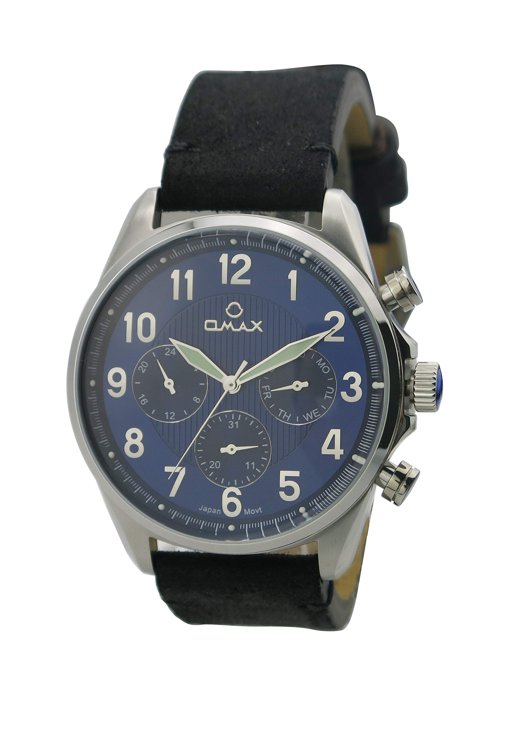 OMAX Analog Multifunction Blue Dial Men’s Watch - VC04P42I (B07N1PKHX4) Amazon Price History, Amazon Price Tracker