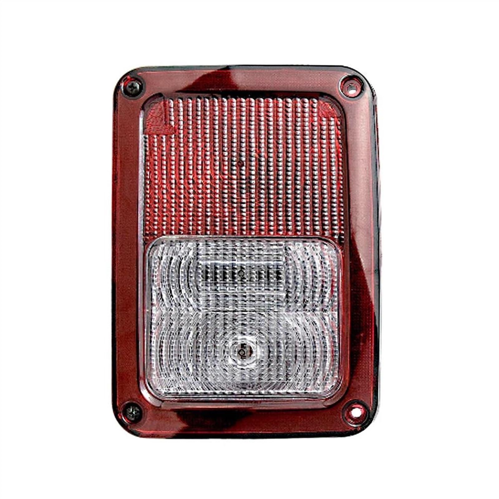 Generisch Rückleuchten Für Jeep Für Wrangler JK 2007-2017 Klares/Rotes 12-V-Rücklicht (US-Stecker) Rücklicht für die linke oder rechte Seite des Autos(Rear Left)