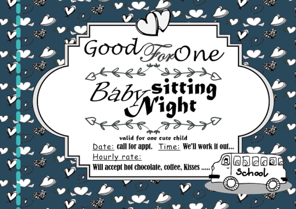 Babysitting Coupons: Lovely White Heart Pattern | Gift Book for Grandparents - Grandma - Grandpa - New Mom Baby Shower | 50 Cute Vouchers | Cute Card Alternative | Animals on Each Page: Press, Pretty Well-: 9798768834531: Amazon.com: Books babysitting-coupons-lovely-white-heart-pattern-gift-book-for-grandparents-grandma-grandpa-new-mom-baby-shower-50-cute-vouchers-cute-card-alternative-animals-on-each-page-press-pretty-well-9798768834531-amazon-com-books