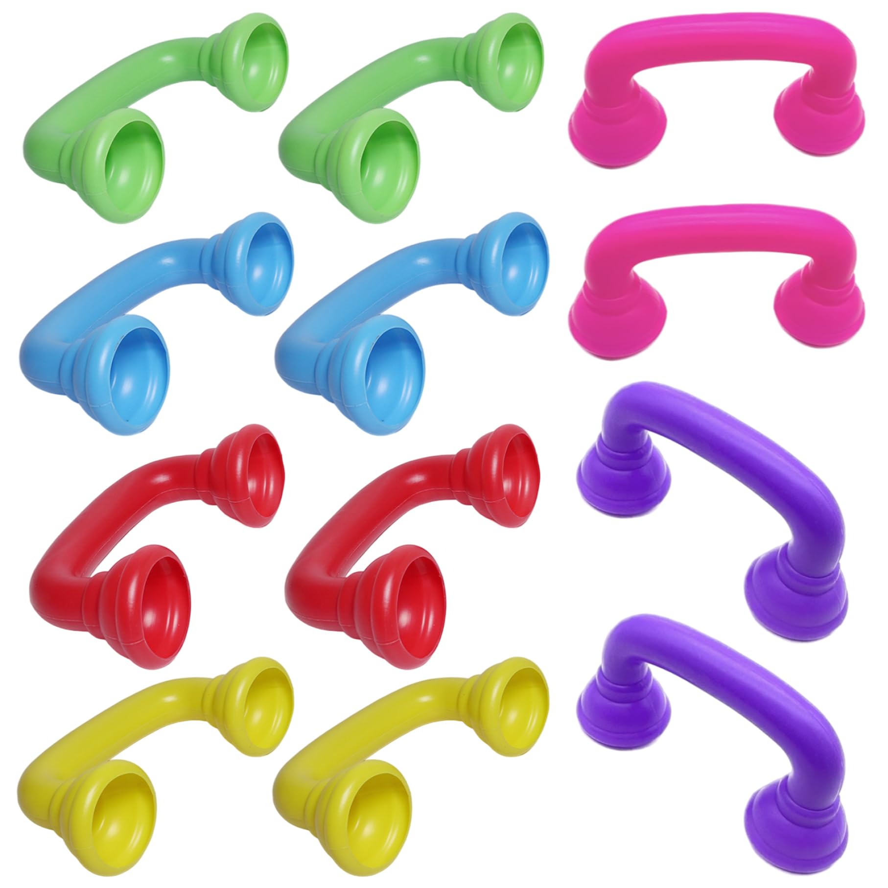 Whisper Phones, 12PCS Plastic Reading Phones for Kids 5.5x1.7in