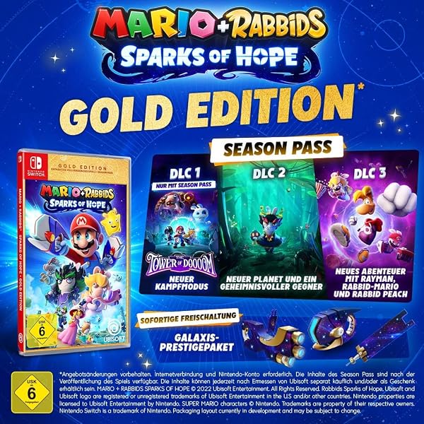 Mario + Rabbids Sparks of Hope - Gold Edition (Code in a box) - [Nintendo Switch] - 3