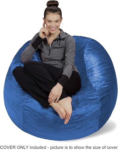Miniatura 98 de Sofa Sack - Sillón puff de 5 pies, color carbón, solo funda Carbón - Solo funda,Lima - Solo funda,Mandarina - Solo funda,Aqua Marine - Solo