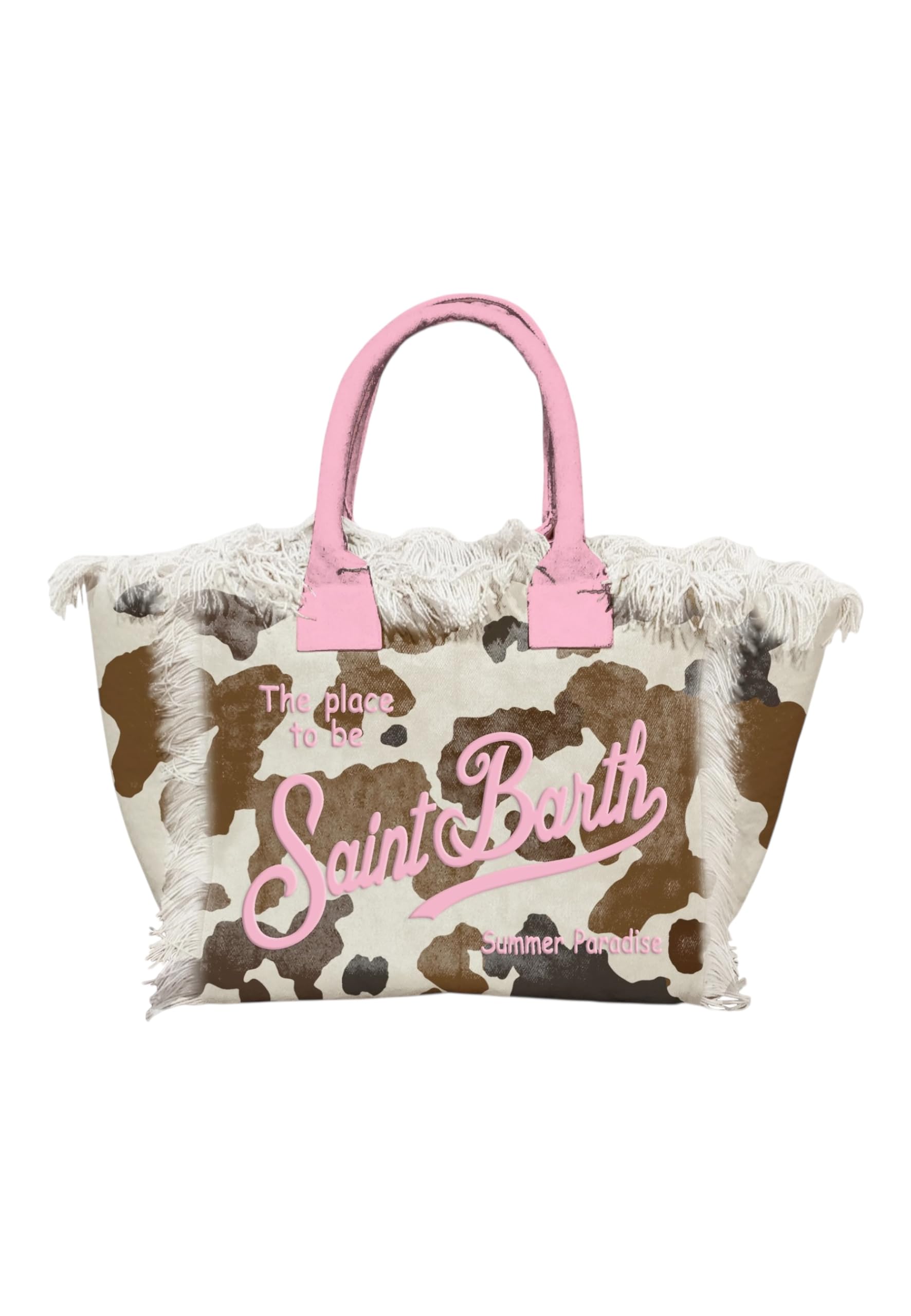 Saint Barth Mc2 Donna Borsa A Mano Cotone VAMI001-Cow Skin