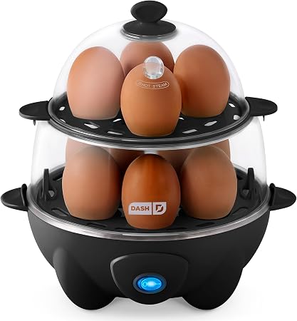 Dash Deluxe Egg Cooker - Boiler, Poacher & Steamer -