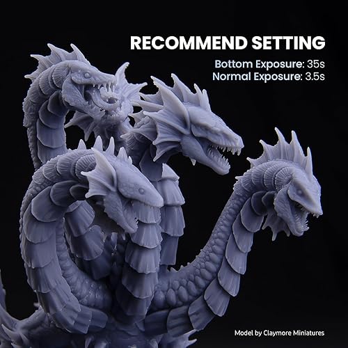 Vista 24 de ELEGOO - Resina rápida lavable con agua para Impresora 3D. Azul traslúcido