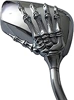 Vista 3 de Skellington - Espejos retrovisores de motocicleta cromados 3D compatibles con Suzuki Vstrom 650 DL650A XT ABS 2016