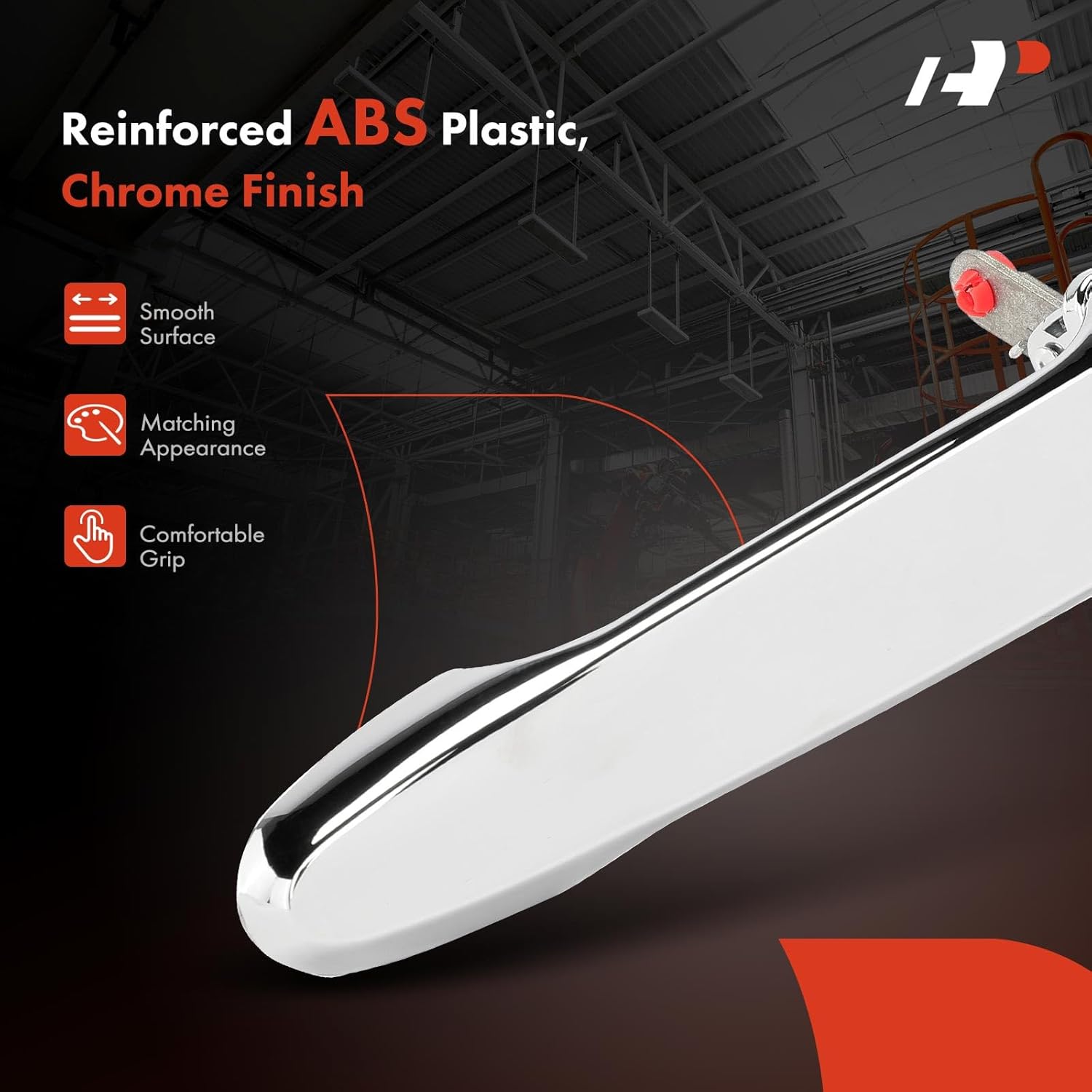 A-Premium 2-PC Set Front Side Outside Exterior Door Handles Compatible with Chevrolet Impala, Impala Limited, Cobalt & Buick Lacrosse, Lucerne, Allure & Pontiac G5 & Saturn Sky, Chrome