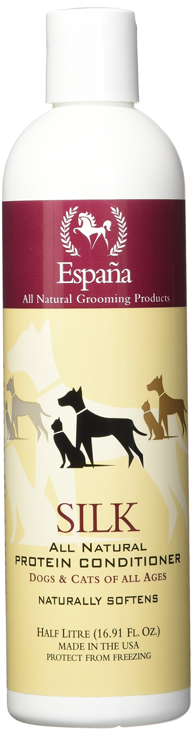 Espana Silk ESP1015DC Specially Formulated Silk Protein Conditioner for Dogs and Cats, 16.91-Ounce