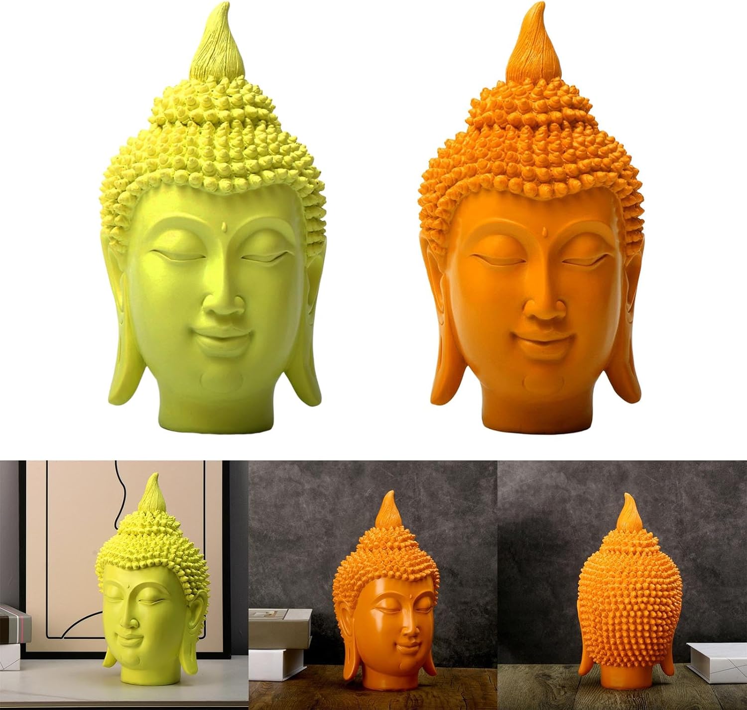 Decorative Resin Head Sculpture Versatile Decoration Of Head For Desks For Home Or Office Decoration