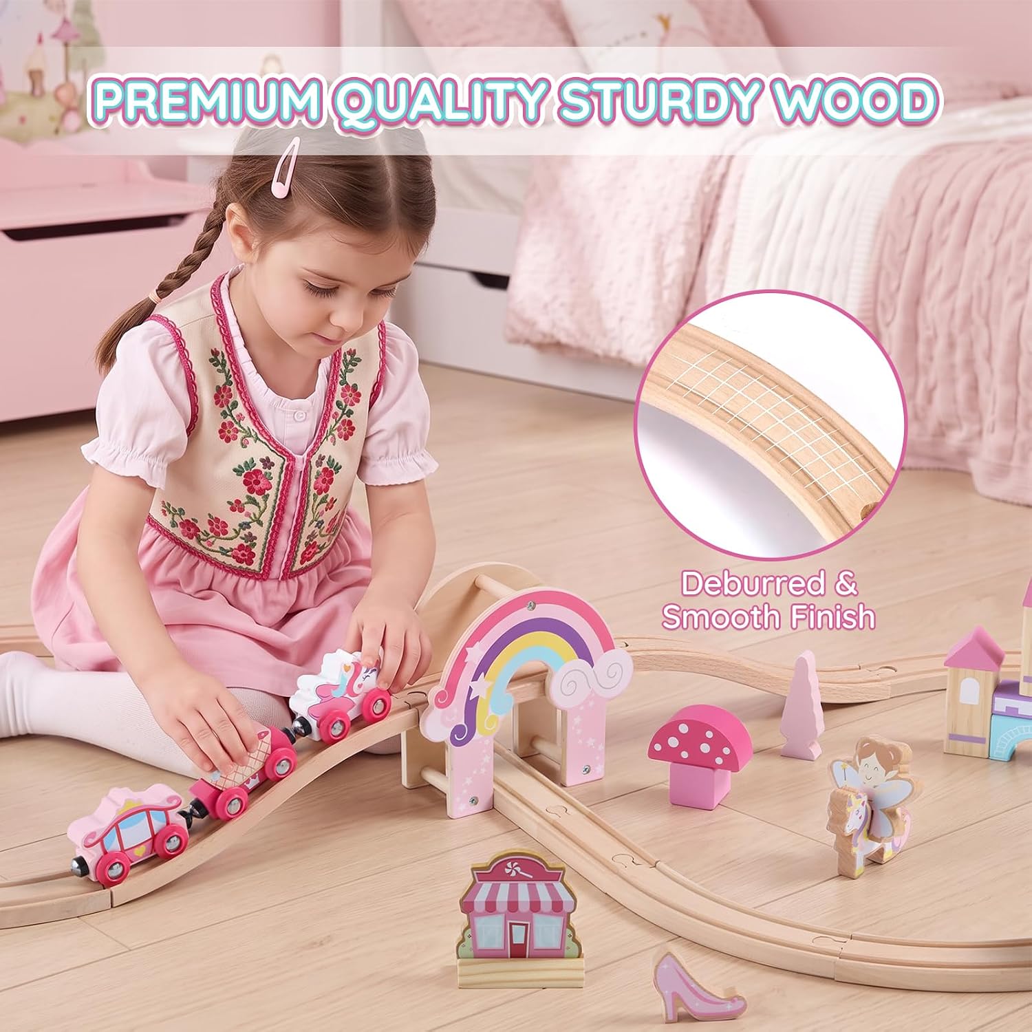 Sainsmart Jr Wooden Train Girls 112