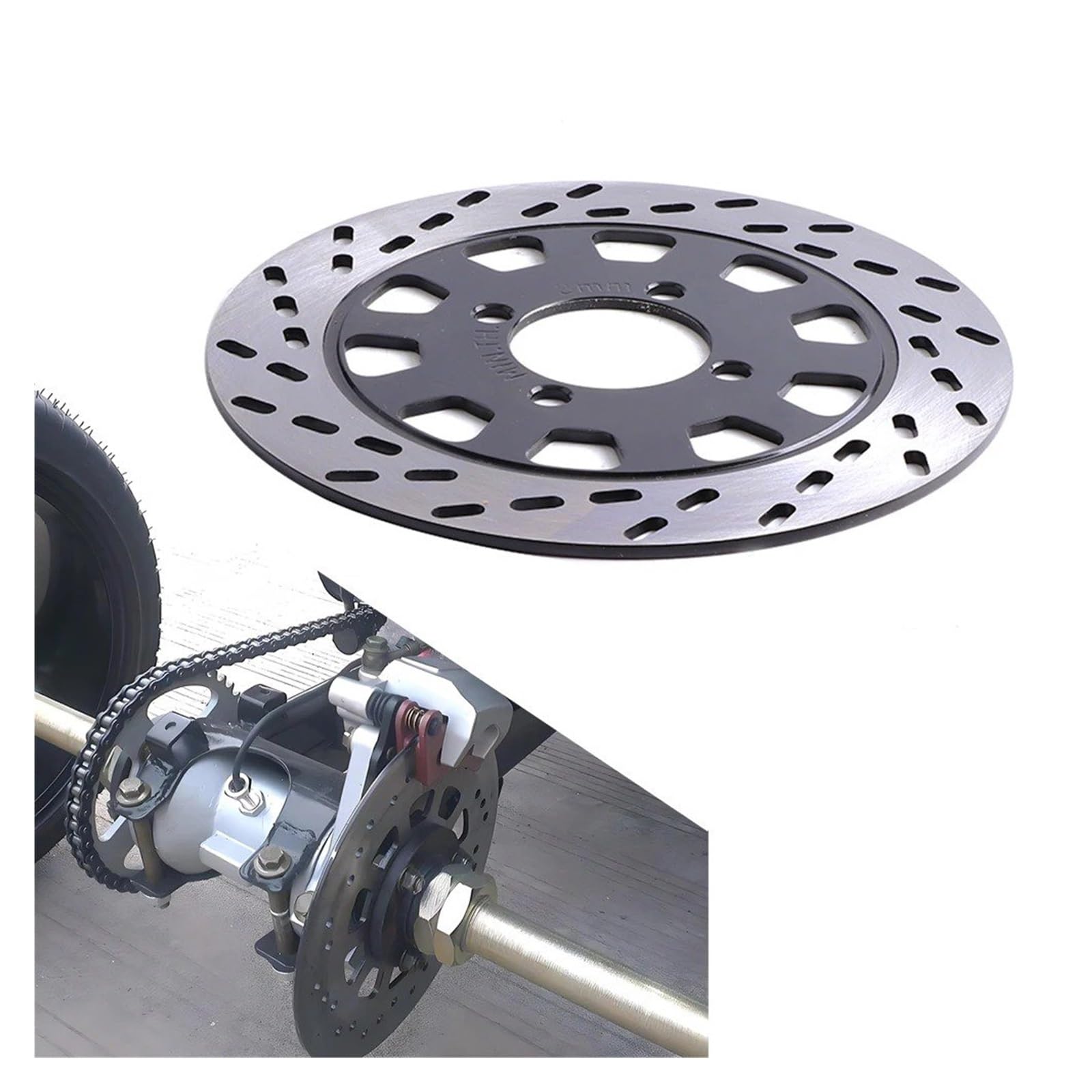 Dischi freni per moto Per ATV 200mm Freno A Disco Rotore Per 50cc/70cc/90cc/110cc/125cc/250cc Per GY6 Scooter Dirt Pit Bike