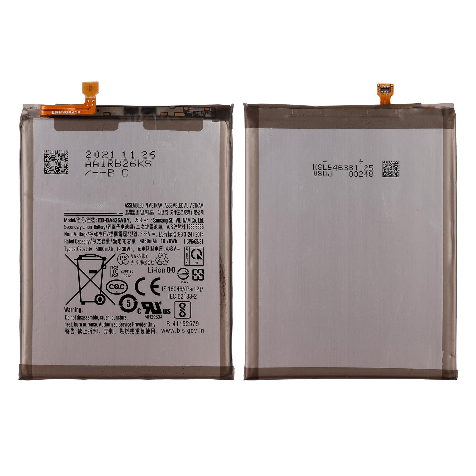 SwarKing Replacement Battery Compatible with Samsung Galaxy A42 5G SM-A426 EB-BA426ABY with Toolkit