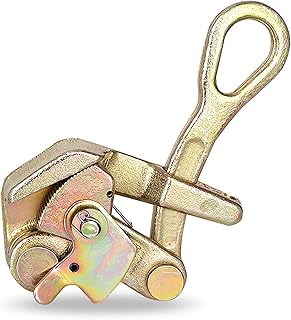 WOOXGEHM Steel Rope Jaw Puller, 1Ton 2204 lbs Wire Cable Grip with Swing, High Hardness Cable Puller Pulling Tightening Tool for Zip Line, Wire Rope, Cable