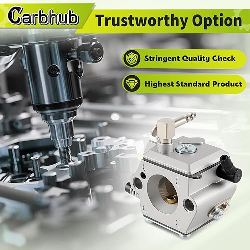 Miniatura 3 de Carbhub Carburador para Stihl 028 028AV 028 SUPER Walbro WT-16B Tillotson HU-40 La línea de combustible sustituye a Stihl 1119-358-7700 y reemplazo