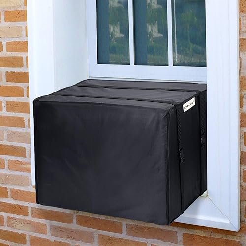 Vista 5 de KylinLucky Cubierta de aire acondicionado para ventana exterior, cubiertas de unidad de aire acondicionado para exteriores, 25.5 pulgadas de ancho x