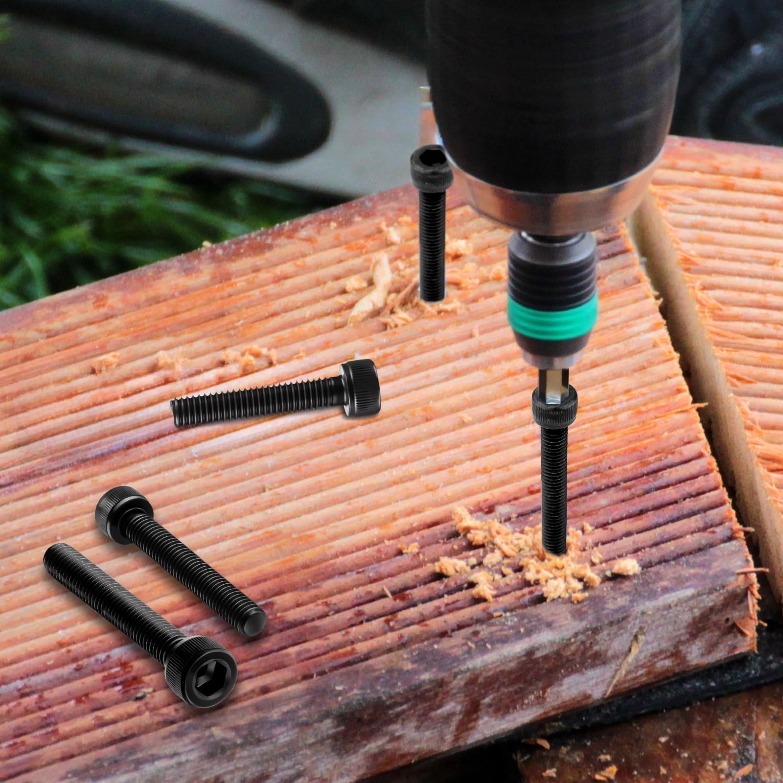 Viti A Testa Esagonale Sinistra M10 X 50 Mm - Acciaio Al Carbonio Nero, 3 Pezzi, Per Meccanica E Fai-Da-Te - Foto 10